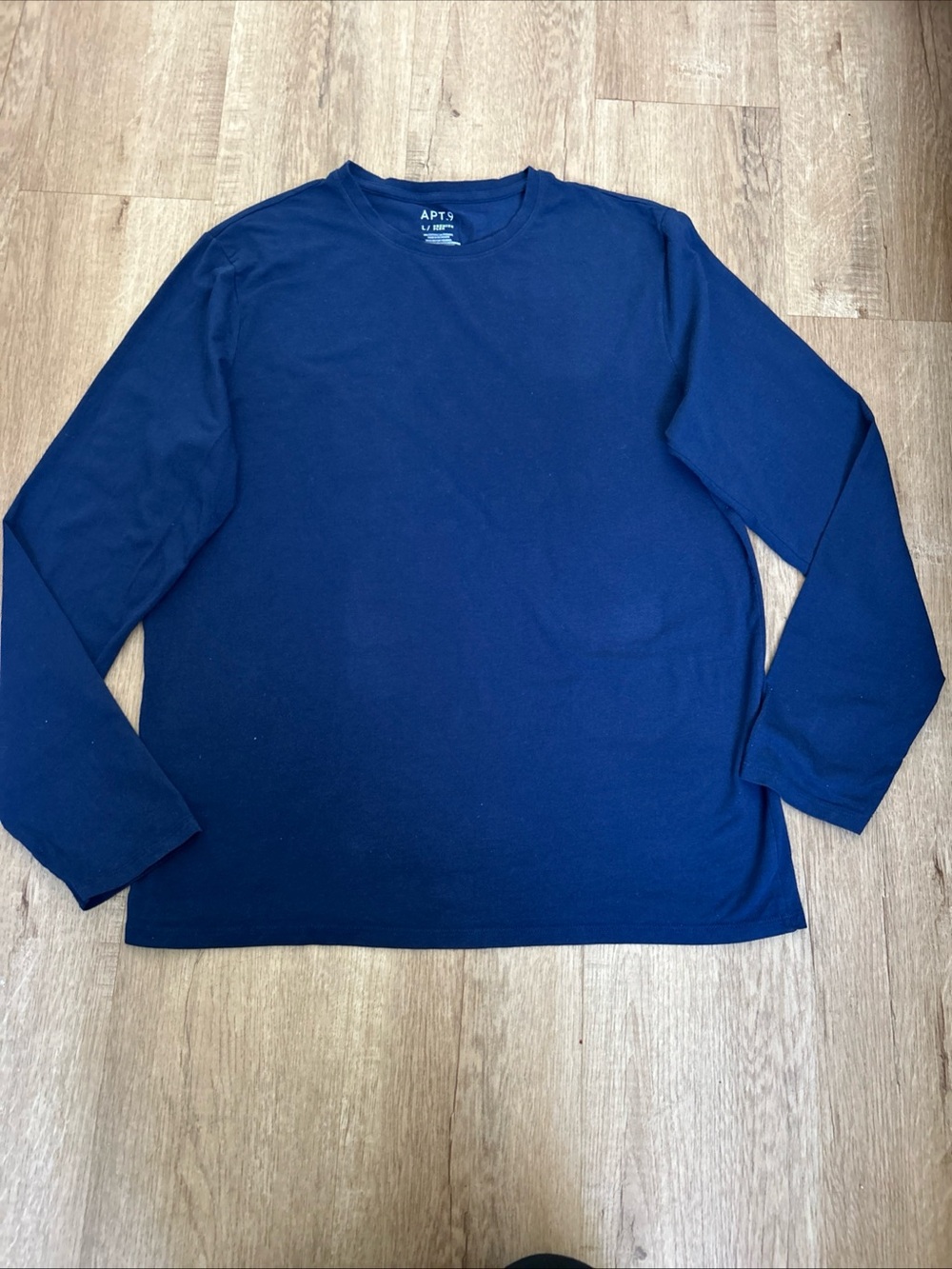 Apt. 9 Men's Long-Sleeve Crewneck Tee - Navy Blue